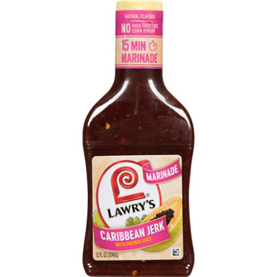 Lawry's Caribbean Jerk With Papaya Marinade - 12 Fl. Oz. - Image 1