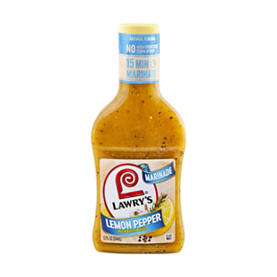 Lawry's Lemon Pepper With Lemon Marinade - 12 Fl. Oz.