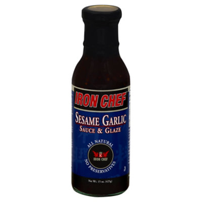 Iron Chef Sauce Glaze Sesame Garlic   105850103 ECOM