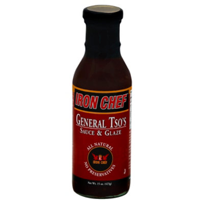 Iron Chef Sauce & Glaze General Tsos - 15 Oz - Image 1