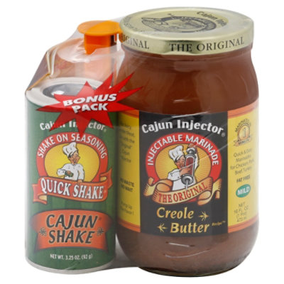 Cajun Injector Creole Garlic Injectable Marinade - Shop Marinades