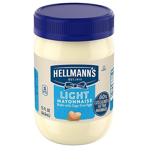 Hellmanns Mayonnaise Light - 15 Oz