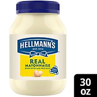 Hellmanns Mayonnaise Real - 30 Oz - Image 1