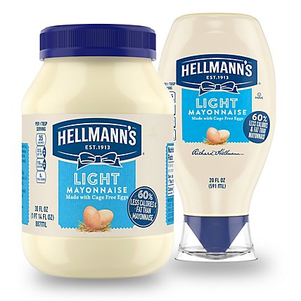 Hellmanns Mayonnaise Light - 30 Oz - Image 2