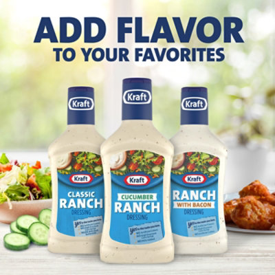 Kraft Cucumber Ranch Salad Dressing Bottle - 16 Fl. Oz. - Image 7