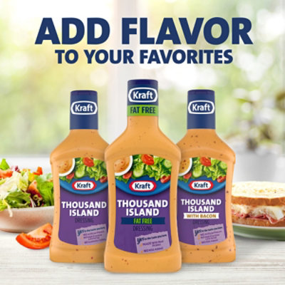 Kraft Thousand Island Fat Free Salad Dressing Bottle - 16 Fl. Oz. - Image 7