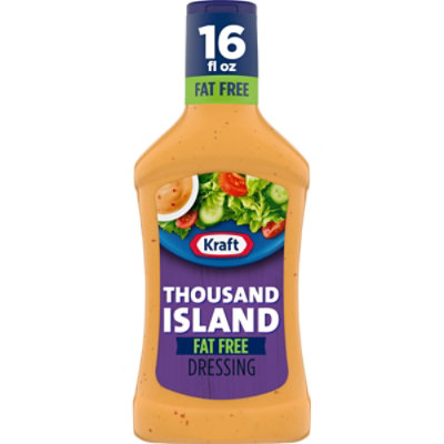 Kraft Thousand Island Fat Free Salad Dressing Bottle - 16 Fl. Oz. - Image 1