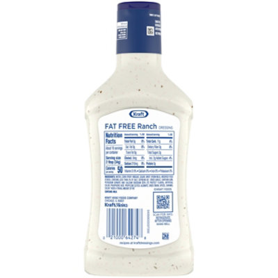 Kraft Classic Ranch Fat Free Salad Dressing Bottle - 16 Fl. Oz. - Image 2