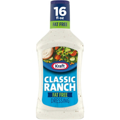 Kraft Classic Ranch Fat Free Salad Dressing Bottle - 16 Fl. Oz. - Image 1