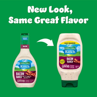 Hidden Valley Bacon Ranch Gluten Free Salad Dressing and Topping - 16 Oz - Image 4