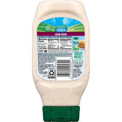 Hidden Valley Bacon Ranch Gluten Free Salad Dressing and Topping - 16 Oz - Image 2