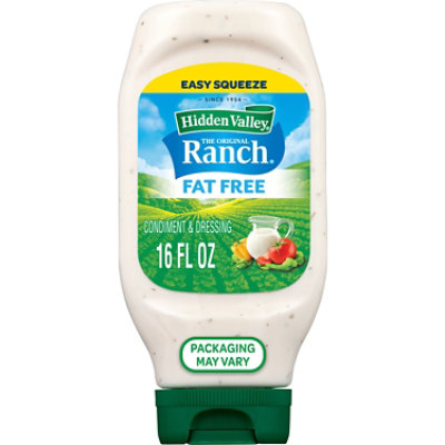 Hidden Valley Gluten Free Original Ranch Fat Free Salad Dressing & Topping - 16 Oz - Image 1