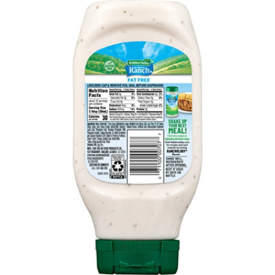 Hidden Valley Gluten Free Original Ranch Fat Free Salad Dressing & Topping - 16 Oz - Image 2