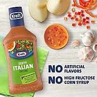 Kraft Zesty Italian Salad Dressing Bottle - 16 Fl. Oz. - Image 6