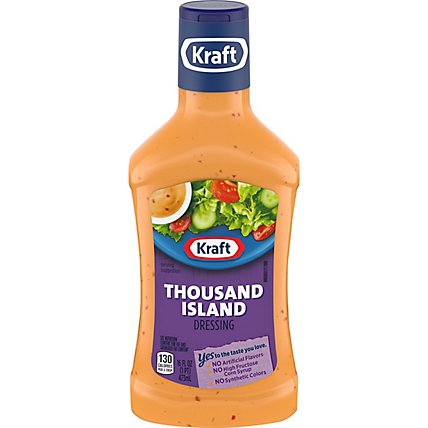 Kraft Thousand Island Salad Dressing Bottle - 16 Fl. Oz. - Image 2