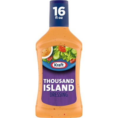 Kraft Thousand Island Salad Dressing Bottle - 16 Fl. Oz. - Image 1