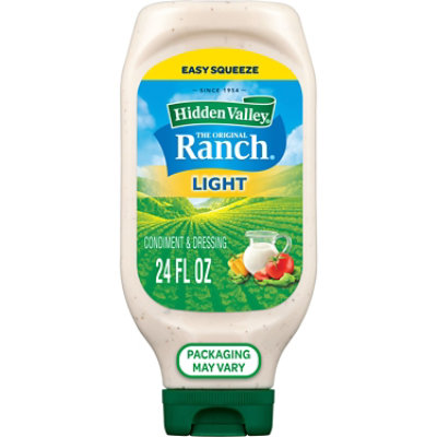 Hidden Valley Original Ranch Light Salad Dressing & Topping - 24 Oz - Image 1