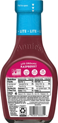 Annies Naturals Lite Vinaigrette Raspberry - 8 Fl. Oz. - Image 6