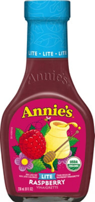 Annies Naturals Lite Vinaigrette Raspberry - 8 Fl. Oz. - Image 2