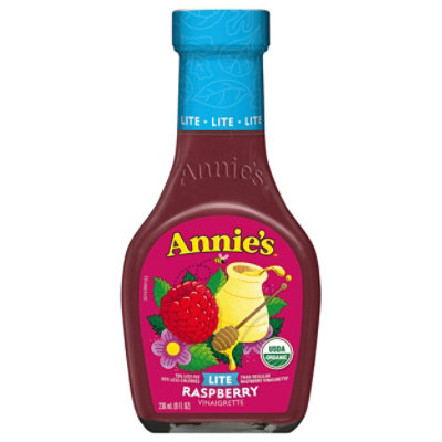 Annies Naturals Lite Vinaigrette Raspberry - 8 Fl. Oz.