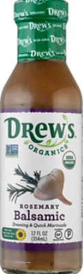 Drews Dressing & Quick Marinade Balsamic Rosemary - 12 Fl. Oz. - Image 2