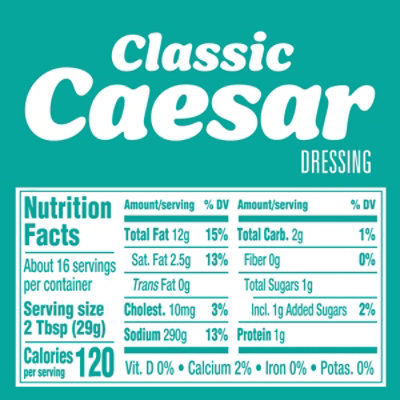 Kraft Classic Caesar Salad Dressing Bottle - 16 Fl. Oz. - Image 8