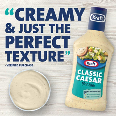 Kraft Classic Caesar Salad Dressing Bottle - 16 Fl. Oz. - Image 5