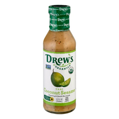 Drews Dressing & Quick Marinade Thai Sesame Lime - 12 Fl. Oz. - Image 1