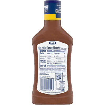 Kraft Asian Toasted Sesame Lite Salad Dressing - 16 Fl. Oz. - Image 3