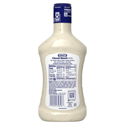 Kraft Classic Ranch Salad Dressing Family Size Bottle - 24 Fl. Oz. - Image 7