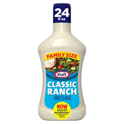 Kraft Classic Ranch Salad Dressing Family Size Bottle - 24 Fl. Oz. - Image 1