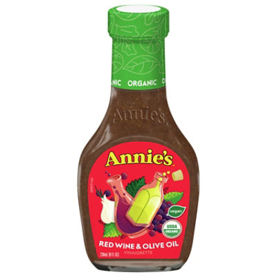 Annies Naturals Vinaigrette Organic Red Wine & Olive Oil - 8 Fl. Oz.
