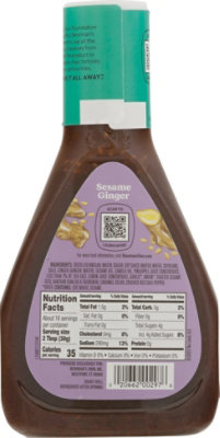 Newmans Own Dressing Low Fat Sesame Ginger - 16 Fl. Oz. - Image 6