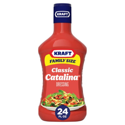 Kraft Classic Catalina Salad Dressing Family Size Bottle - 24 Fl. Oz. - Image 1