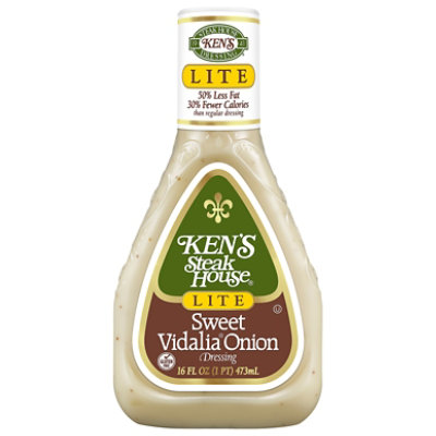 Kens Steak House Dressing Lite Sweet Vidalia Onion - 16 Fl. Oz. - Image 2