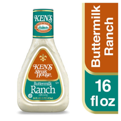 Kens Steak House Dressing Buttermilk Ranch - 16 Fl. Oz.