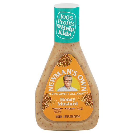 Newmans Own Lite Dressing Honey Mustard - 16 Fl. Oz.