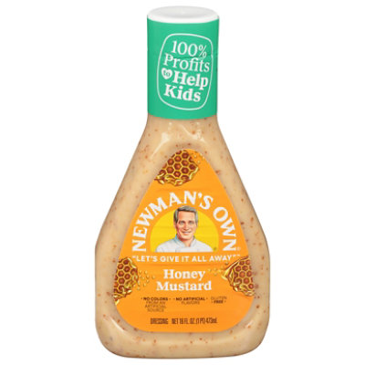 Newmans Own Lite Dressing Honey Mustard - 16 Fl. Oz.