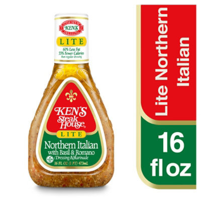 Kens Steak House Dressing & Marinade Lite Northern Italian - 16 Fl. Oz. - Image 1