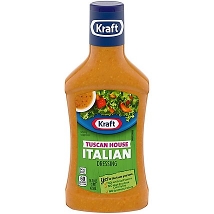 Kraft Tuscan House Italian Salad Dressing Bottle - 16 Fl. Oz. - Image 3