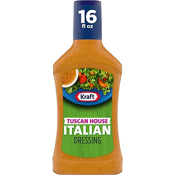 Kraft Tuscan House Italian Salad Dressing Bottle - 16 Fl. Oz.