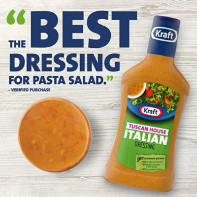 Kraft Tuscan House Italian Salad Dressing Bottle - 16 Fl. Oz. - Image 5