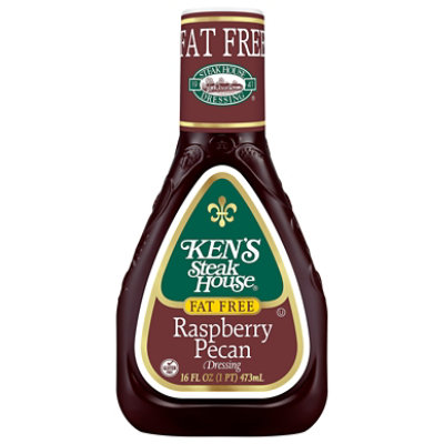 Kens Steak House Dressing Raspberry Pecan Fat Free - 16 Fl. Oz. - Image 3