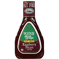 Kens Steak House Dressing Raspberry Pecan Fat Free - 16 Fl. Oz. - Image 2