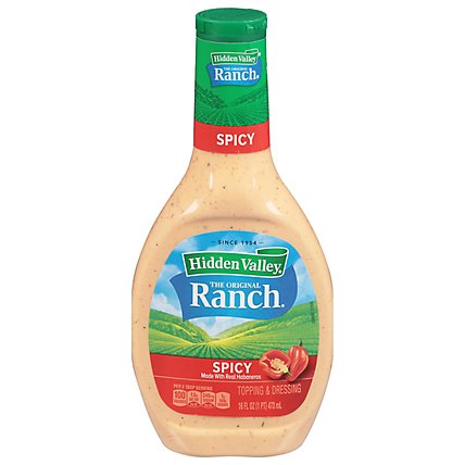 Hidden Valley Gluten Free Spicy Ranch Salad Dressing and Topping - 16 Oz - Image 2