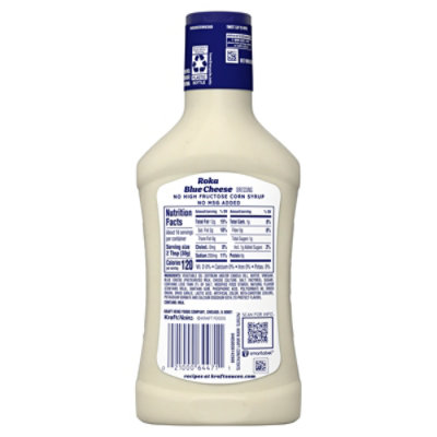 Kraft Roka Blue Cheese Salad Dressing Bottle - 16 Fl. Oz. - Image 7