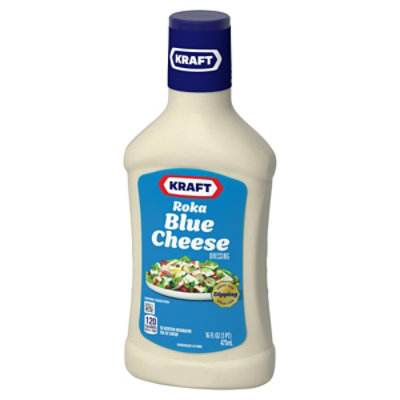 Kraft Roka Blue Cheese Salad Dressing Bottle - 16 Fl. Oz. - Image 4