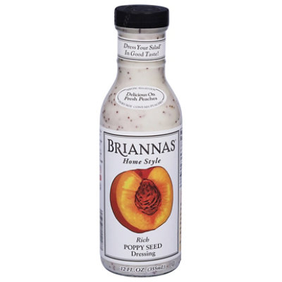 BRIANNAS Dressing Home Style Poppy Seed Rich - 12 Fl. Oz. - Image 1
