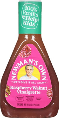 Newmans Own Lite Dressing Raspberry & Walnut Lite - 16 Fl. Oz. - Image 3