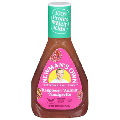 Newmans Own Lite Dressing Raspberry & Walnut Lite - 16 Fl. Oz. - Image 2